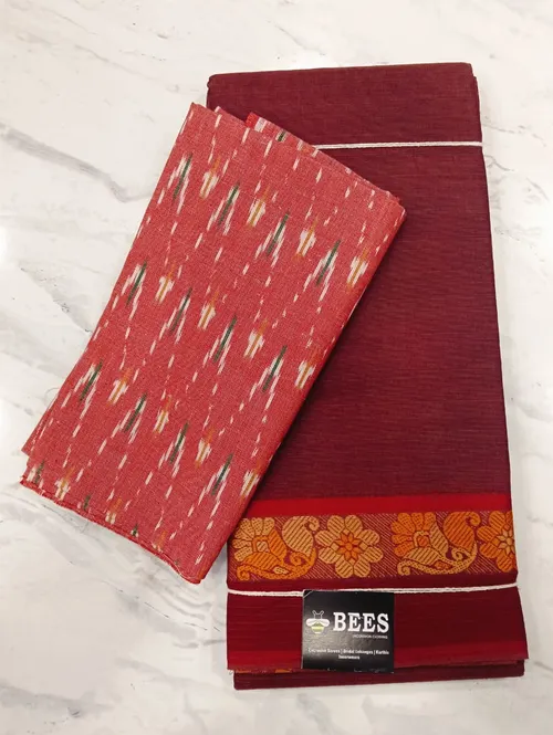 Chettinadu Cotton A02110 (Maroon)